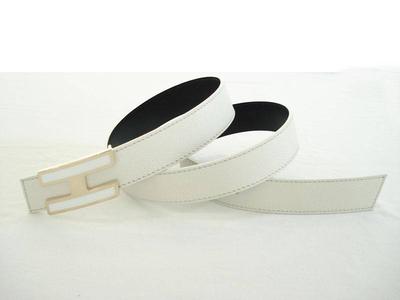 Hermes Belt H2 white